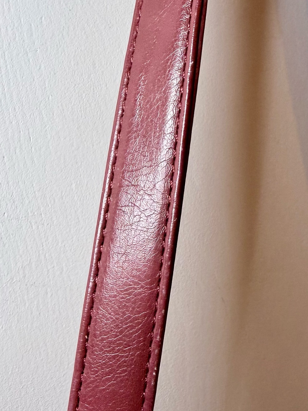 Ecosusi Vegan Leather Laptop Messenger Bag Red Burgundy Cutout Bow Briefcase - Picture 13 of 13